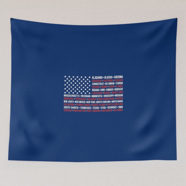 Item preview, Vintage 50 States American Flag Patriotic, 4th of July designed and sold by rusiaa.