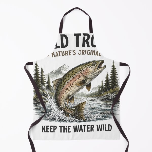 Item preview, Wild Trout Keep The Water Wild Design designed and sold by TeeVerse27.