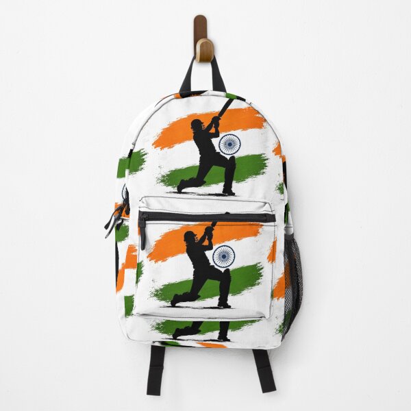 Item preview, India Cricket Pride Silhouette Art designed and sold by BagFactoryUK.