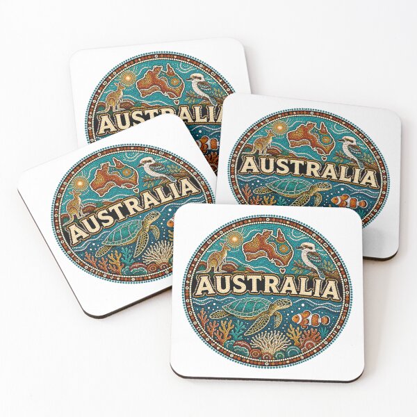 Item preview, Beauty of the Australian Land – Indigenous Inspired designed and sold by Holiday-Hunter.
