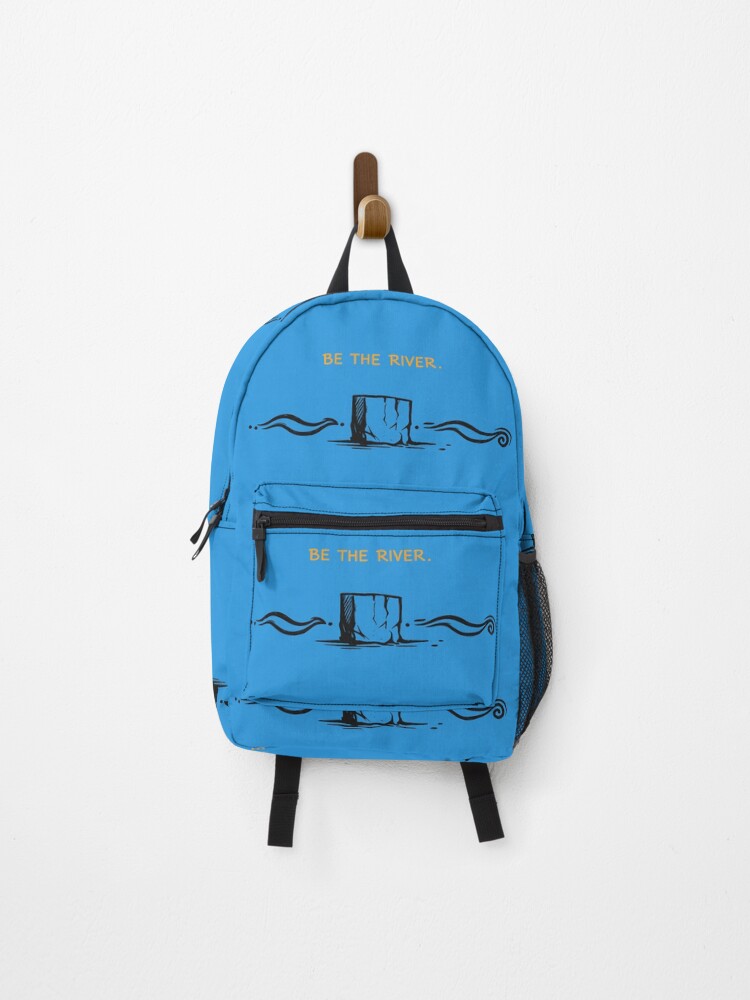 Thumbnail 1 of 3, Backpack, BE THE RIVER designed and sold by KINSPIREWOLFBAT.