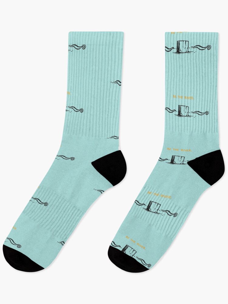 Thumbnail 1 of 5, Socks, BE THE RIVER designed and sold by KINSPIREWOLFBAT.