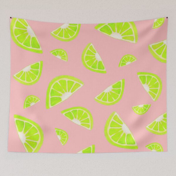 Aperçu de l'œuvre Tranche de citron vert aquarelle créée et vendue par nickiibird.