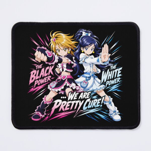 Item preview, Pretty Cure Black & Cure White Anime Tribute designed and sold by blindninja.
