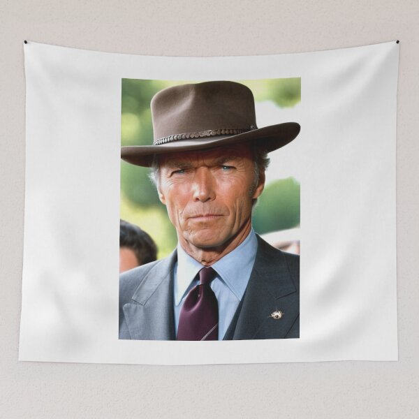 Item preview, Cinema - Emblematic Actor of Spaghetti Westerns, Portrait with Refined Stetson designed and sold by AnimeShin.