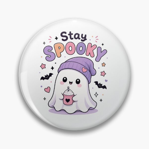 Item preview, Cute Ghost | Stay Spooky Kawaii Illustration designed and sold by layalistoresa.
