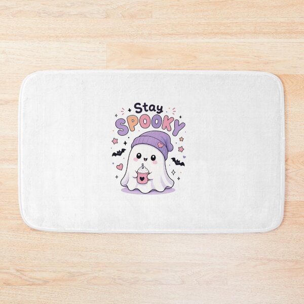 Aperçu de l'œuvre Cute Ghost | Stay Spooky Kawaii Illustration créée et vendue par layalistoresa.