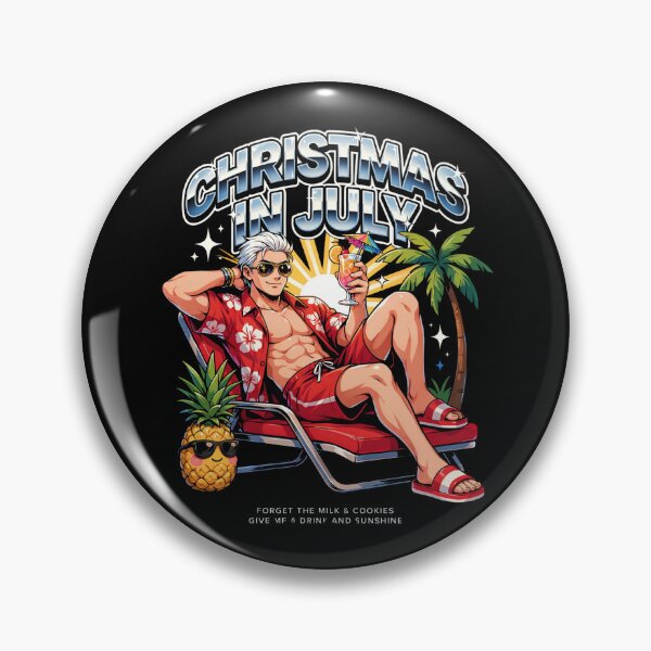 Item preview, Christmas In July – Funny Santa Beach Shirt Cute Summer Holiday Gift Forget Milk and Cookies V3 designed and sold by DarylWelsh2024.