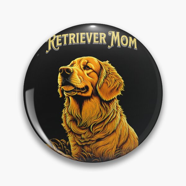 Item preview, Retriever Mom Cute design designed and sold by PawPlanetPro.