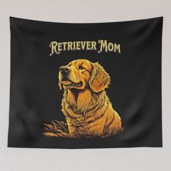 Item preview, Retriever Mom Cute design designed and sold by PawPlanetPro.