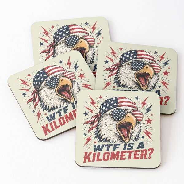 Item preview, WTF Is A Kilometer, Funny 4th Of July designed and sold by rusiaa.