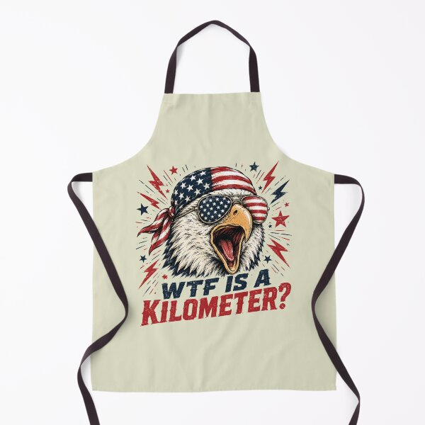 Item preview, WTF Is A Kilometer, Funny 4th Of July designed and sold by rusiaa.