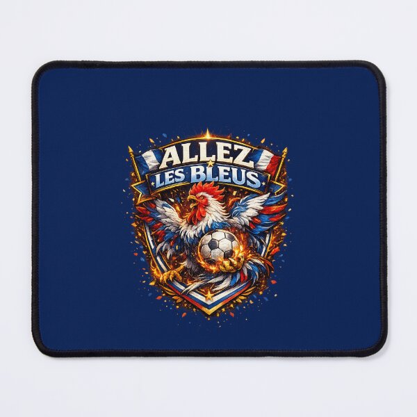 Item preview, Allez Les Bleus France Football Rooster Fan Graphic designed and sold by PunchDrop.