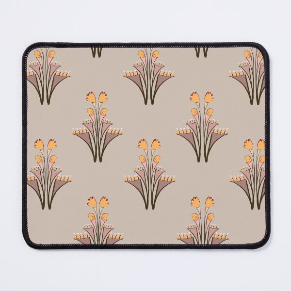 Item preview, Título Redbubble Scandinavian Folk Floral Pattern in Blush Pink and Apricot | Modern Botanical Design designed and sold by Almanzart.