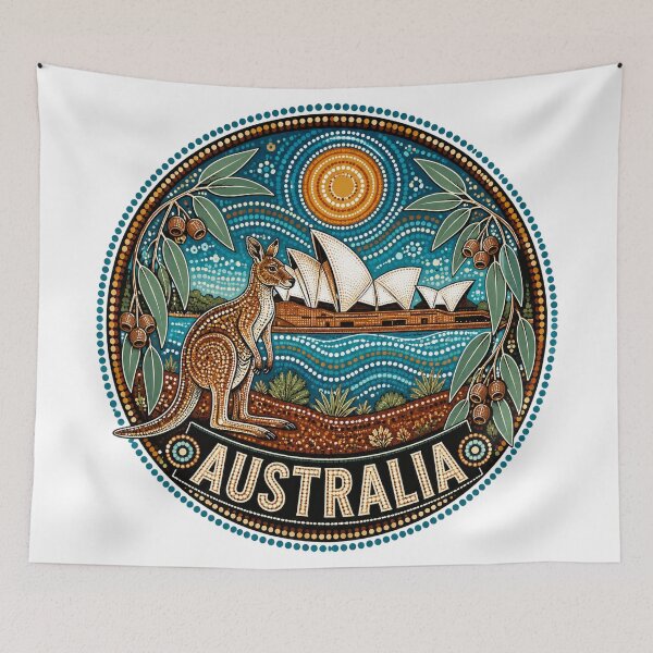 Item preview, Australian Art – Indigenous Inspired designed and sold by Holiday-Hunter.