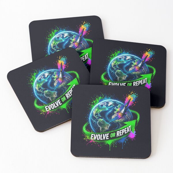 Item preview, EVOLVE OR REPEAT | Paint Your Own World Graphic T-Shirt designed and sold by Aimetoi.