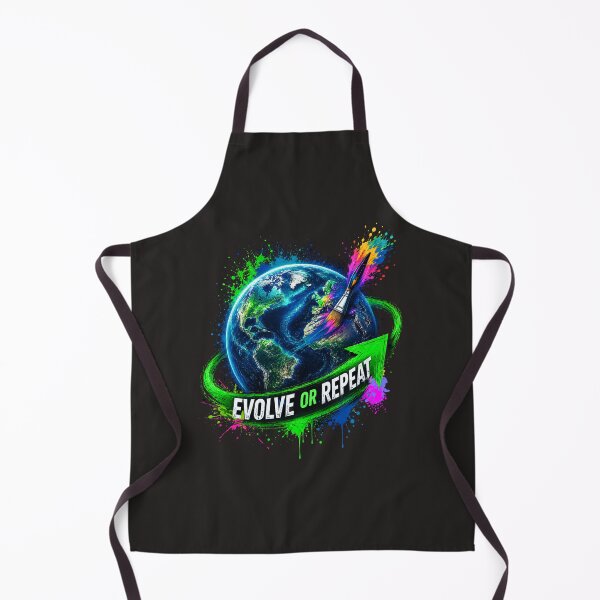 Item preview, EVOLVE OR REPEAT | Paint Your Own World Graphic T-Shirt designed and sold by Aimetoi.