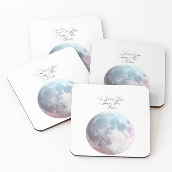 Item preview, I Love You From the Moon designed and sold by Arcade&Pixel.
