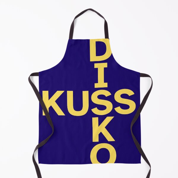Item preview, Disco Kiss Crossword Retro Yellow Typography designed and sold by eMKa82.