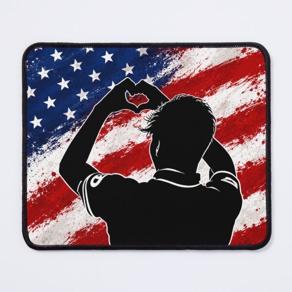 Item preview, USA Pride Heart Hands Art designed and sold by BagFactoryUK.