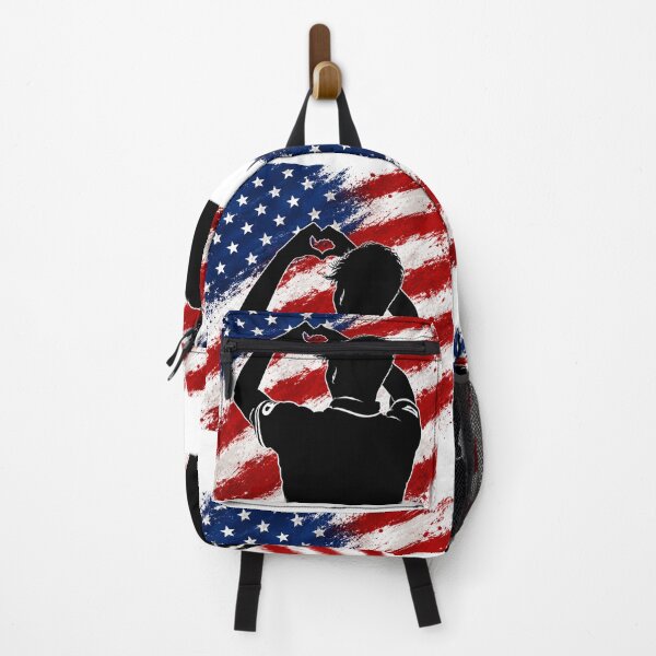 Item preview, USA Pride Heart Hands Art designed and sold by BagFactoryUK.