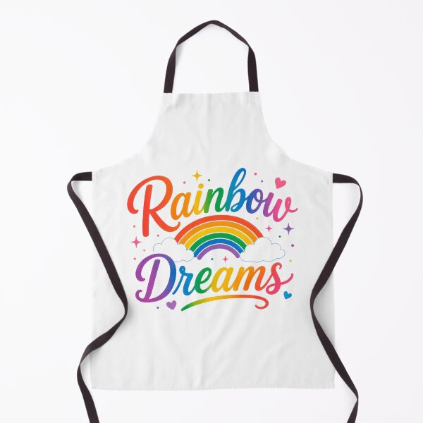 Item preview, Rainbow Dreams Colorful Typography Inspirational Quote designed and sold by INVITOARTE.