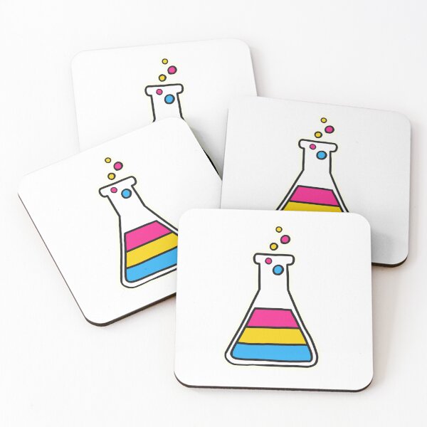 Item preview, Pansexual lab flask designed and sold by Cute-Chaotic-Co.