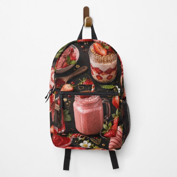 Item preview, Strawberry Pattern Fruit Seamless Print designed and sold by Aramdesing.