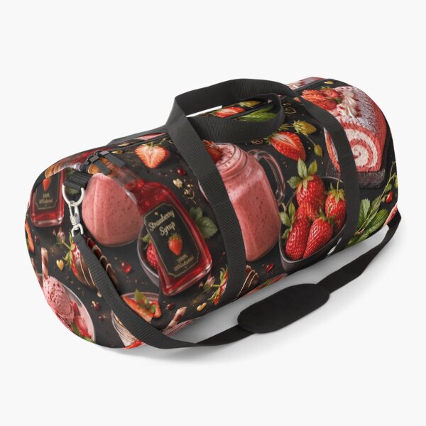 Item preview, Strawberry Pattern Fruit Seamless Print designed and sold by Aramdesing.