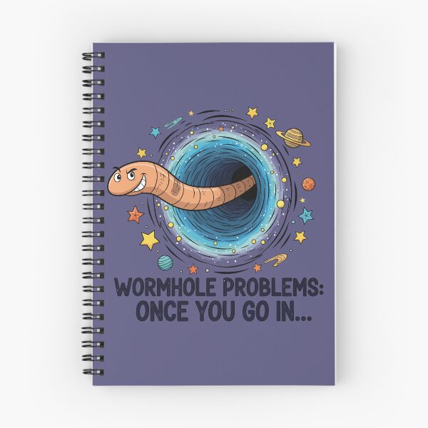 Item preview, Wormhole Problems Funny Sci-Fi Space Worm designed and sold by Amir Faysal.