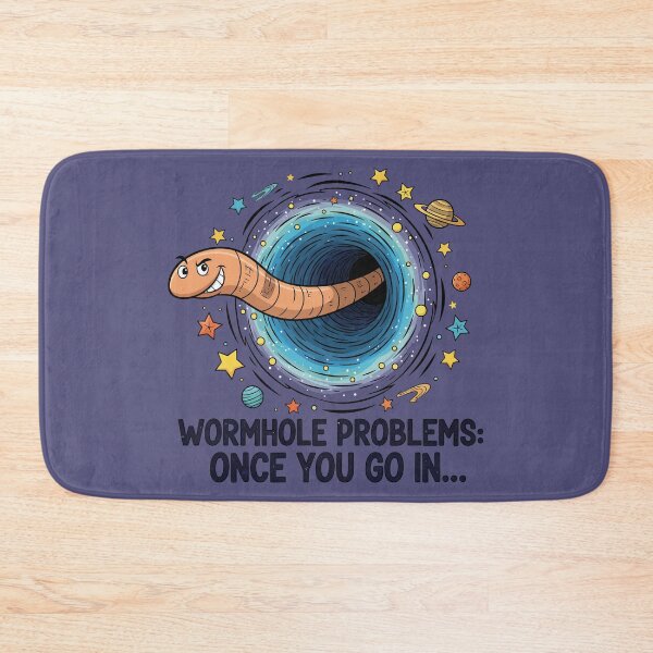 Item preview, Wormhole Problems Funny Sci-Fi Space Worm designed and sold by Amir Faysal.