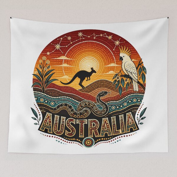 Item preview, Outback Colours – Indigenous Inspired designed and sold by Holiday-Hunter.