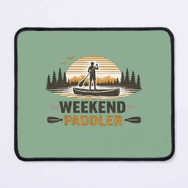 Item preview, Weekend Paddler Vintage Canoe Outdoor Design designed and sold by Lizavelle.