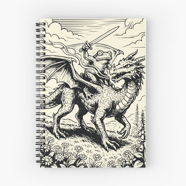 Item preview, Frog Dragon Rider Vintage Toad Medieval Knight designed and sold by Y-Vibes.