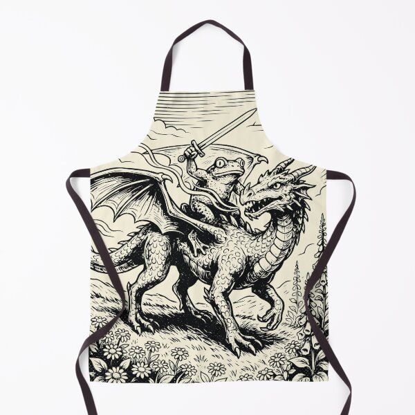 Item preview, Frog Dragon Rider Vintage Toad Medieval Knight designed and sold by Y-Vibes.