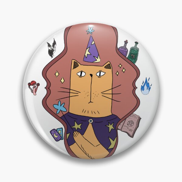 Item preview, The Grumpy Cat Wizard designed and sold by GirlDrawsThings.