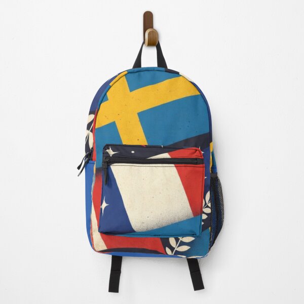 Item preview, France Sweden Flags Retro Pattern | Vintage World Cup All-Over Print Design designed and sold by Nexus Space.