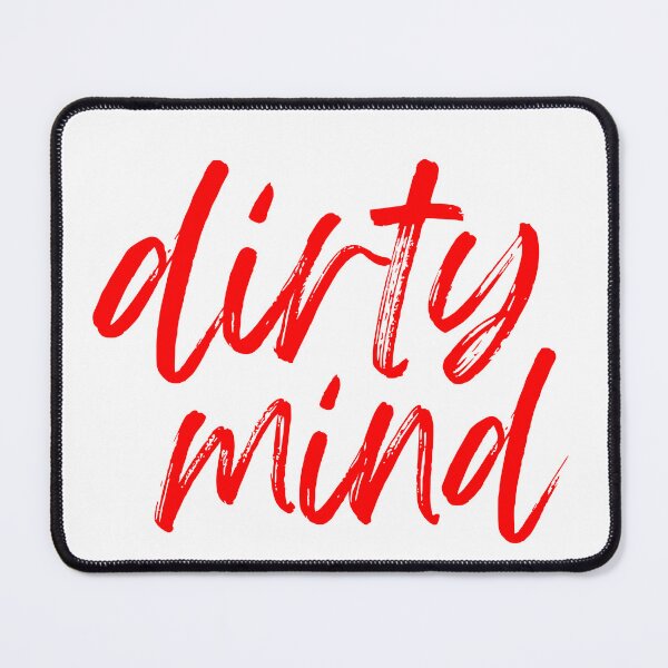Item preview, Dirty Mind Red Brush Script Typography designed and sold by eMKa82.