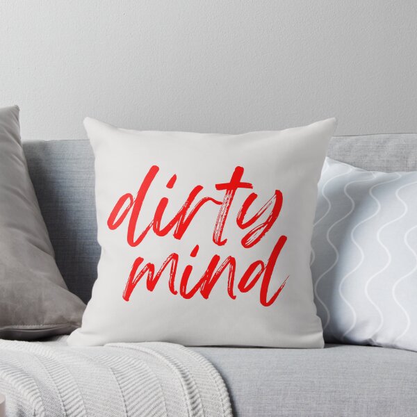 Item preview, Dirty Mind Red Brush Script Typography designed and sold by eMKa82.