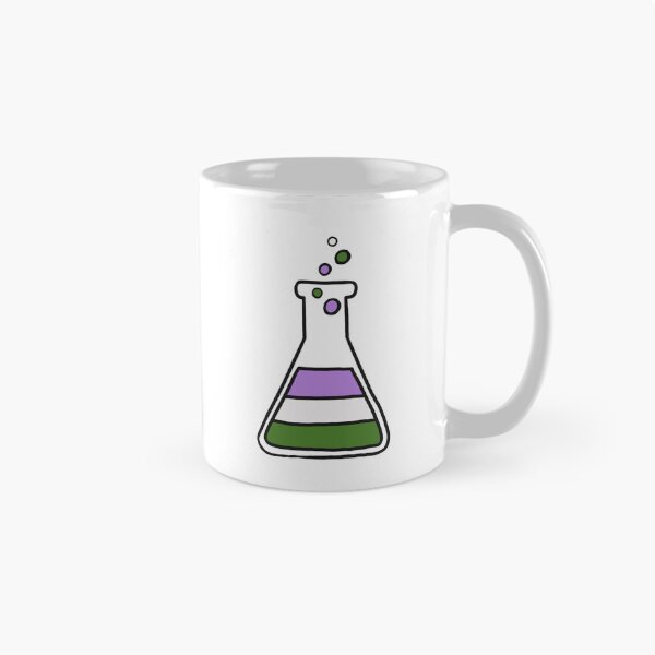 Item preview, Genderqueer lab flask designed and sold by Cute-Chaotic-Co.