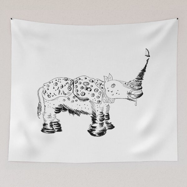 Item preview, The Cosmic Rhino: Salvador Dalí Tribute designed and sold by BarnBurns.