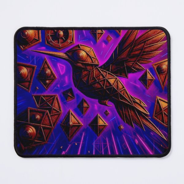 Item preview, Neon Flight: The Radiant Spirit of the hummingbird designed and sold by Helios Be. Lavsh.