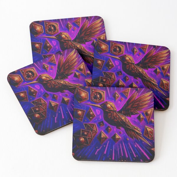 Item preview, Neon Flight: The Radiant Spirit of the hummingbird designed and sold by Helios Be. Lavsh.