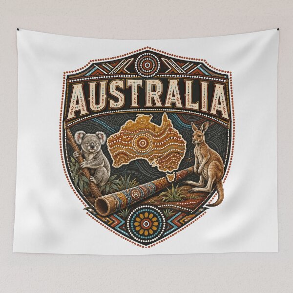 Item preview, Desert Dreaming Colours – Indigenous Inspired designed and sold by Holiday-Hunter.