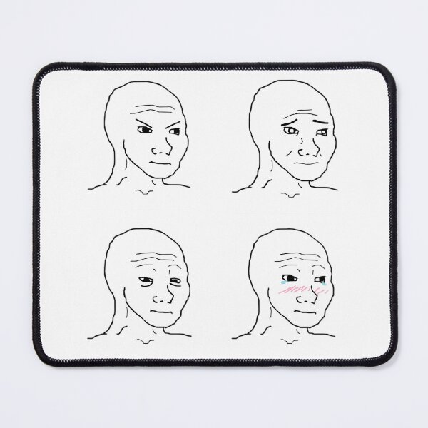 Item preview, Troll faces meme wojak stickers pack designed and sold by KODGraphics.