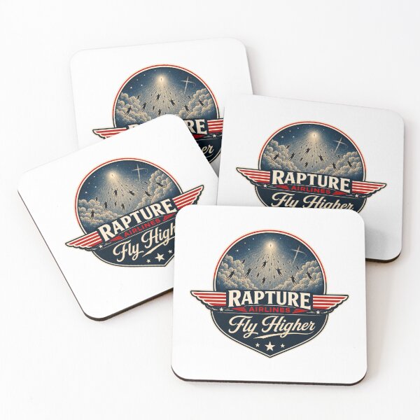 Item preview, Vintage Rapture Airlines Fly Higher designed and sold by Embers & Incense Co..