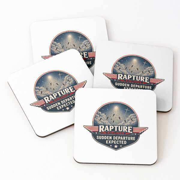 Item preview, Vintage Rapture Airlines Sudden Departure Expected designed and sold by Embers & Incense Co..