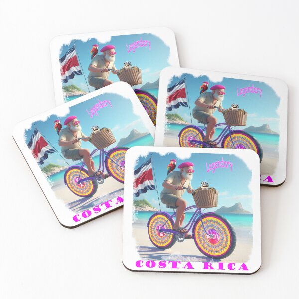Item preview, Legendary Costa Rica Beach Cruiser | Pura Vida Tropical Bicycle Art designed and sold by Pacifica Design House.