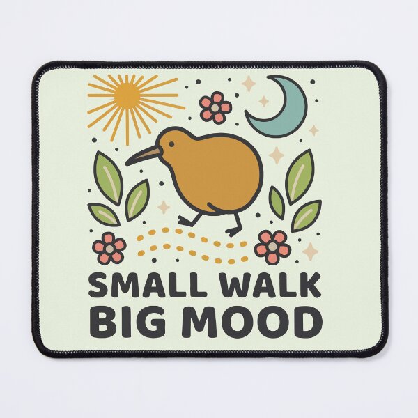 Item preview, Small Walk Big Mood Kiwi designed and sold by CutePawCreation.