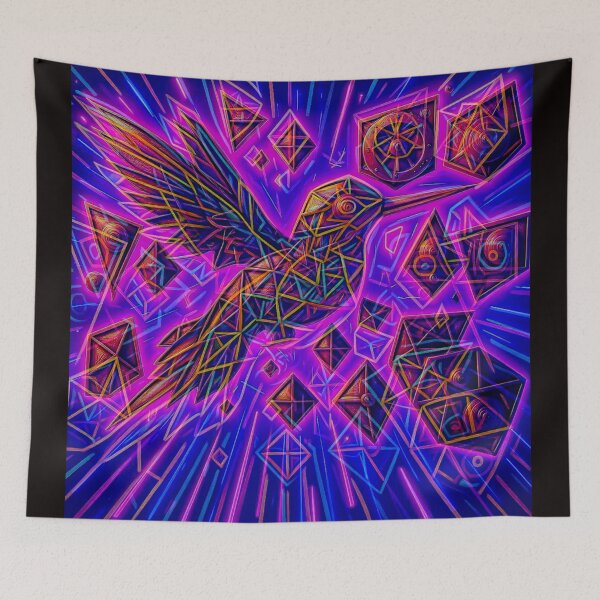 Item preview, Neon Flight: The Radiant Spirit of the hummingbird #3 designed and sold by Helios Be. Lavsh.